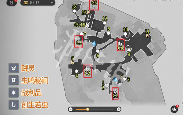 崩坏星穹铁道,哀丽秘榭若虫位置大全,星穹铁道