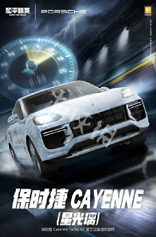 和平精英,保时捷联动皮肤价格,和平精英