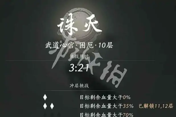 燕云十六声,武道心宫困厄10层速通攻略,燕云十六声