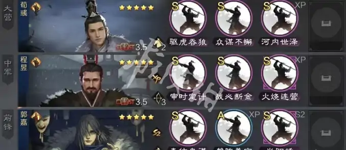 率土之滨,青春服最强主五阵容推荐,率土之滨
