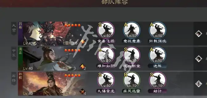 率土之滨,青春服最强主五阵容推荐,率土之滨