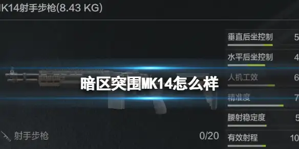 暗区突围,MK14,暗区突围