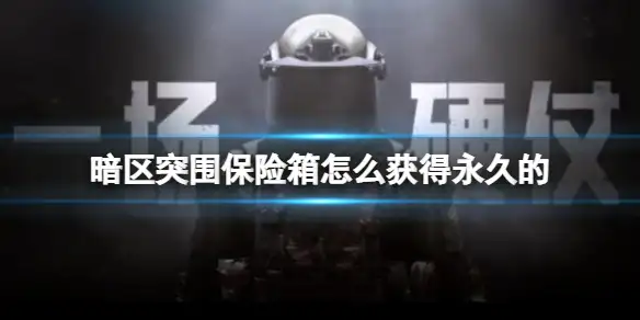 暗区突围,保险箱,永久,暗区突围