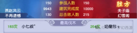 梦幻西游,帮战联赛,帮派优化,梦幻西游
