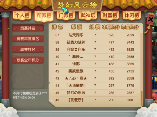 梦幻西游,帮派联赛,帮战,梦幻西游
