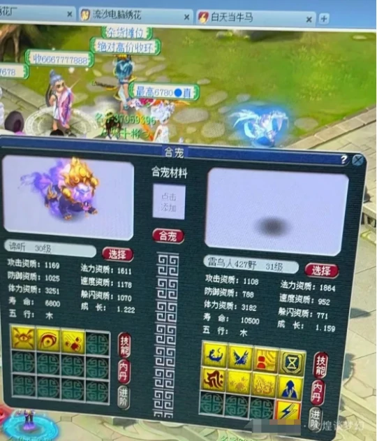 梦幻西游,谛听炼妖,花卉,乐器,梦幻西游