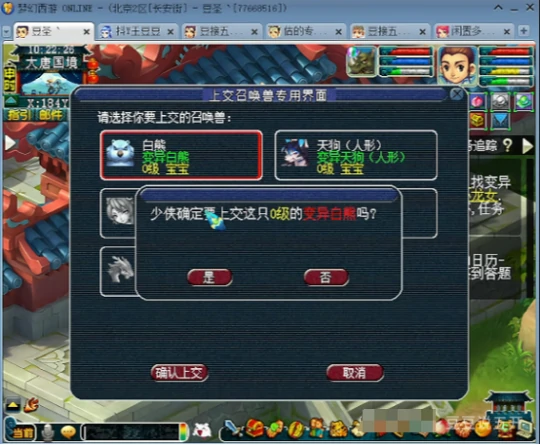 梦幻西游,海毛虫变身卡,宠环,梦幻西游