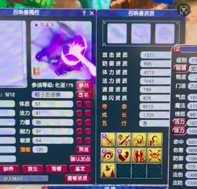 梦幻西游,净台,攻谛听,力劈,流云,死亡兽诀,梦幻西游