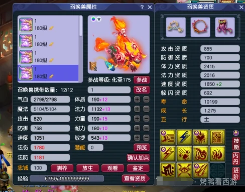梦幻西游,服战展示,175ES,175NE,梦幻西游