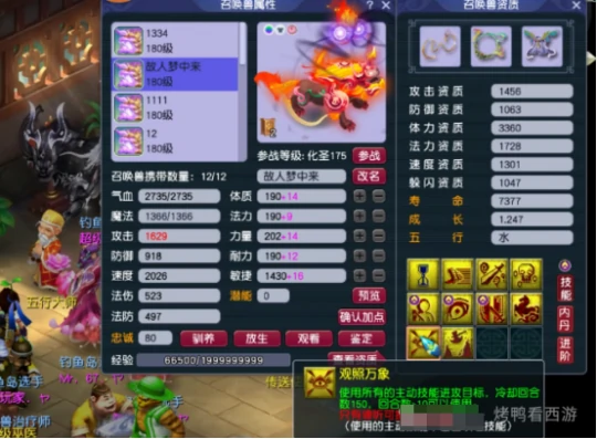 梦幻西游,服战展示,175ES,175NE,梦幻西游