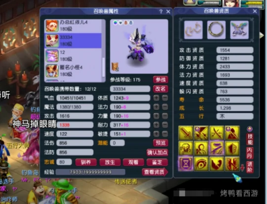 梦幻西游,服战展示,175ES,175NE,梦幻西游