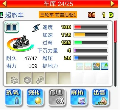 赛车强化步骤