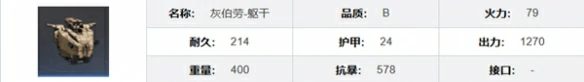 钢岚灰伯劳机兵介绍一览