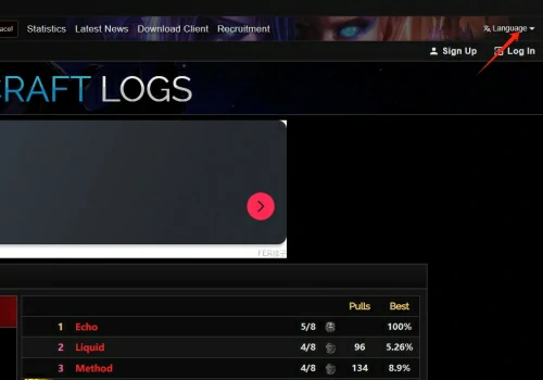 魔兽世界wcl网址是什么？wcl最新英文网址及中文设置方法一览